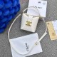 White Simplicity Geometric Patchwork Bags