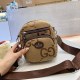 Brown Street Letter Zipper Bags