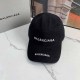 Black Street Simplicity Letter Embroidered Hat