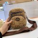 Brown Street Letter Zipper Bags