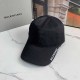 Black Street Simplicity Letter Embroidered Hat