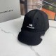 Black Street Simplicity Letter Embroidered Hat