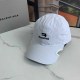 White Street Simplicity Letter Embroidered Hat