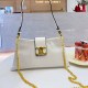 White Elegant Simplicity Geometric Chains Bags