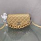 Gold Simplicity Letter Chains Bags