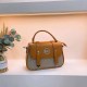 Khaki Street Letter Patchwork Bags