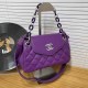 Purple Casual Simplicity Letter Chains Bags