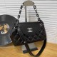 Black Casual Simplicity Letter Chains Bags