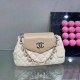 Khaki Street Simplicity Letter Patchwork Chains Bags
