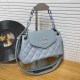 Blue Casual Simplicity Letter Chains Bags