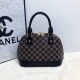 Coffee Vintage Elegant Letter Patchwork Zipper Bags