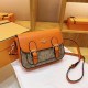 Orange Casual Simplicity Letter Patchwork Bags