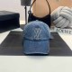 Blue Street Letter Patchwork Hat