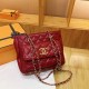 Red Elegant Simplicity Letter Chains Zipper Bags