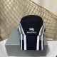 Grey Street Letter Striped Embroidered Patchwork Hat