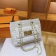 White Elegant Simplicity Solid Chains Zipper Bags