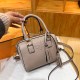 Khaki Simplicity Letter Zipper Bags