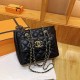 Black Elegant Simplicity Letter Chains Zipper Bags