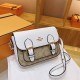 White Khaki Casual Simplicity Letter Patchwork Bags