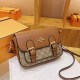Brown Casual Simplicity Letter Patchwork Bags