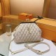 Cream White Elegant Simplicity Letter Chains Bags