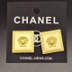Light Gold Simplicity Figure Patchwork Earrings