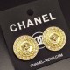 Gold Simplicity Figure Rhinestone Earrings
