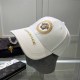 White Street Figure Embroidered Letter Hat