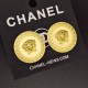 Gold Simplicity Figure Patchwork Earrings