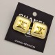 Gold Simplicity Geometric Patchwork Earrings