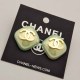 Green Simplicity Letter Patchwork Earrings