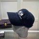 Navy Blue Street Simplicity Letter Embroidered Hat