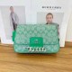 Green Street Letter Geometric Chains Bags
