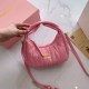 Pink Sweet Simplicity Letter Zipper Bags