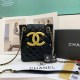 Black Street Simplicity Letter Chains Bags(Without Box)