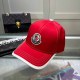 Red Street Simplicity Letter Patchwork Hat