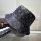 Black Street Letter Patchwork Hat