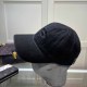 Black Street Simplicity Letter Embroidered Hat