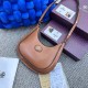 Brown Simplicity Letter Solid Patchwork Bags