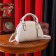 White Simplicity Letter Zipper Bags