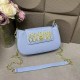 Sky Blue Simplicity Letter Chains Bags