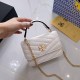 White Simplicity Letter Chains Bags
