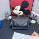 Black Simplicity Letter Patchwork Bags