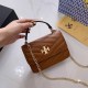 Brown Simplicity Letter Chains Bags
