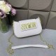 White Simplicity Letter Chains Bags
