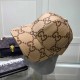 Khaki Street Letter Patchwork Hat