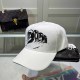 White Street Simplicity Letter Patchwork Hat
