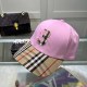 Pink Street Striped Patchwork Hat