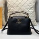 Black Elegant Simplicity Letter Patchwork Bags