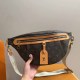 Brown Casual Street Letter Zipper Bags